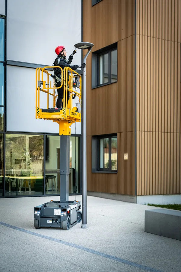 Haulotte Star 6, plataforma de mastro vertical