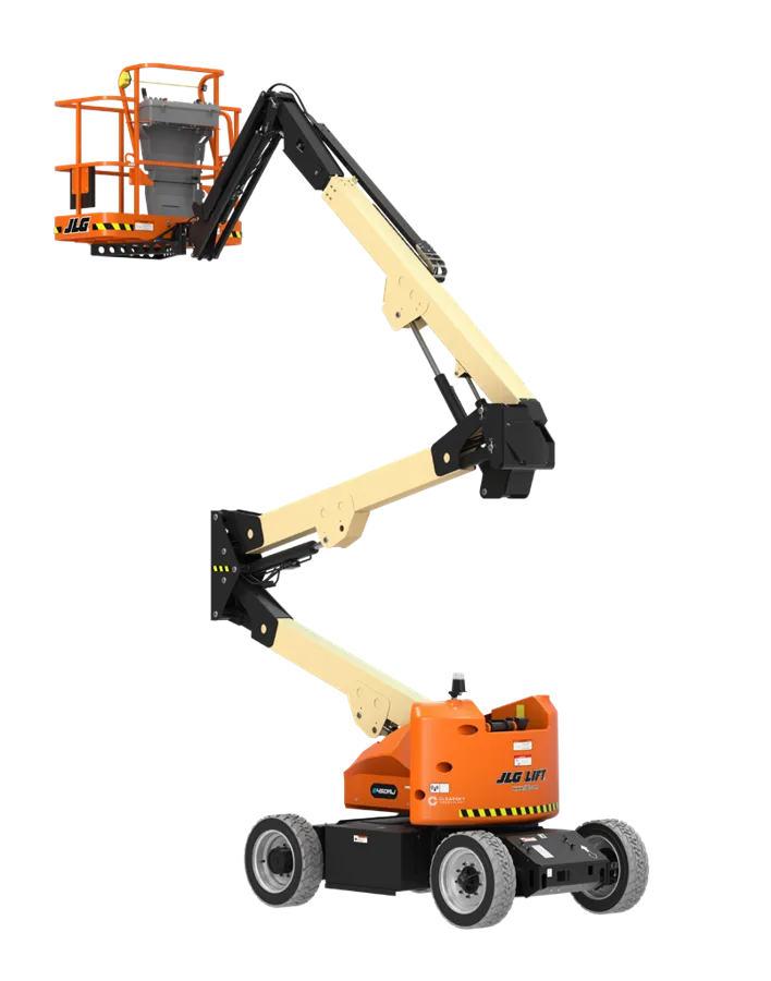 JLG E450AJ, plataforma articulada
