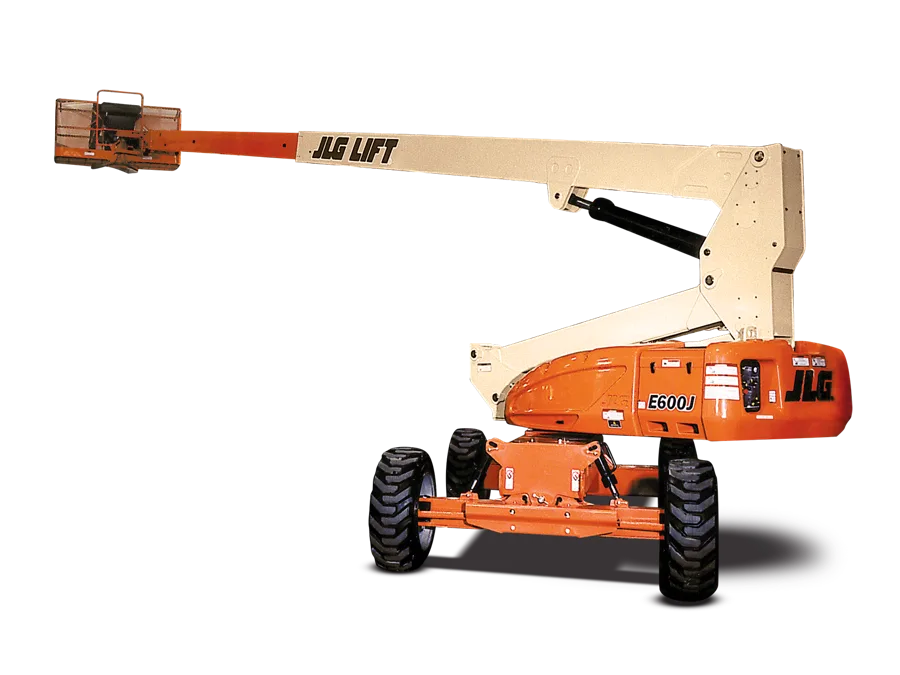 JLG E600J, plataforma articulada