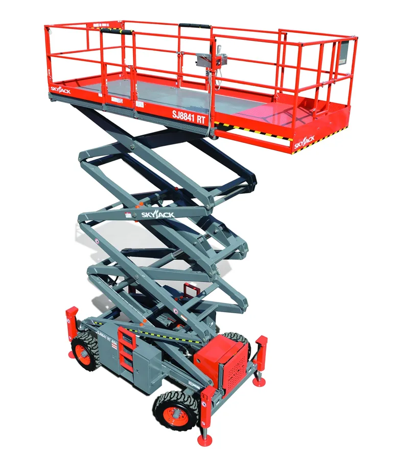Skyjack SJ8831 RT, plataforma tesoura