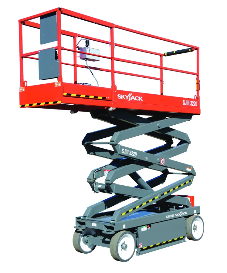 Skyjack SJIII 3220, plataforma tesoura